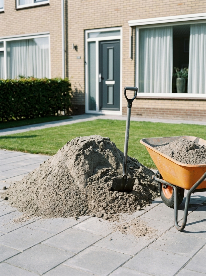 Metselzand Los gestort