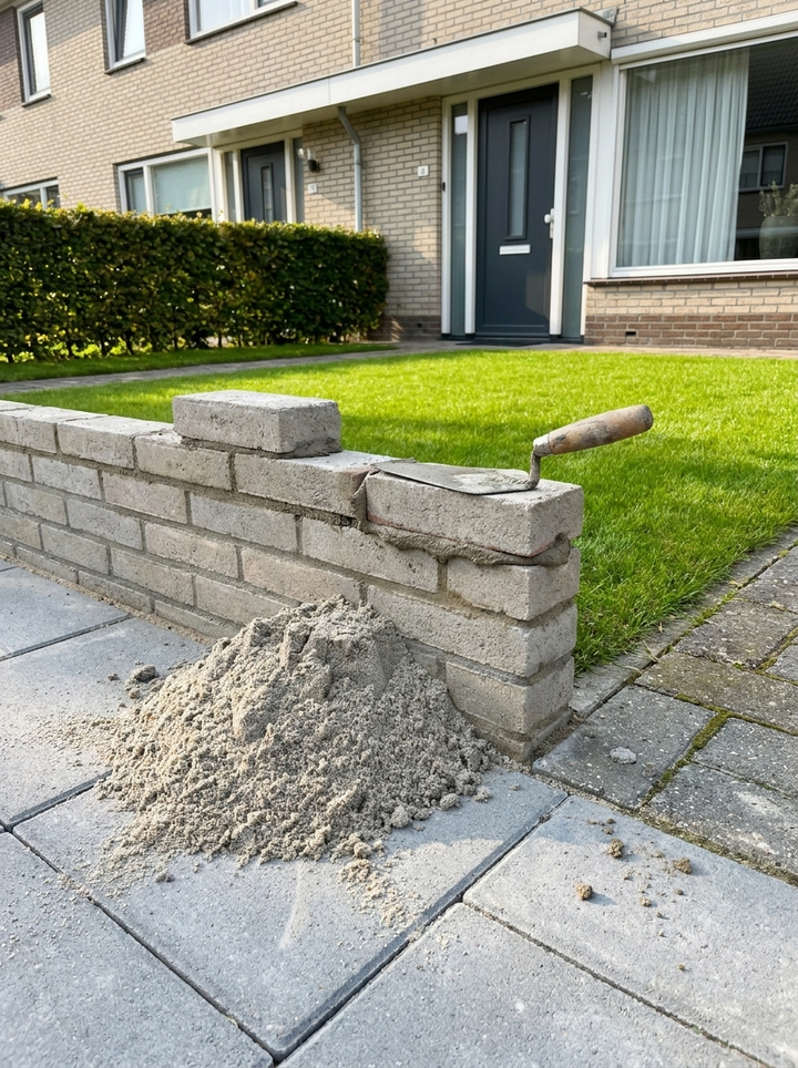 Metselzand Los gestort