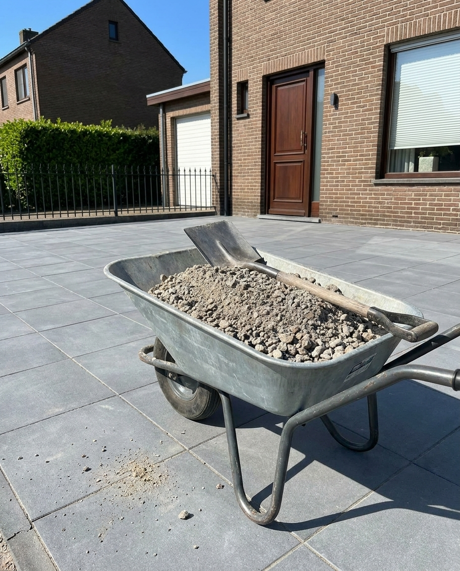 Menggranulaat Los gestort