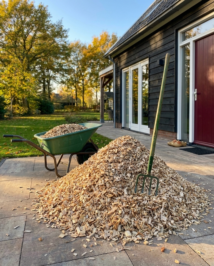 Houtsnippers Los gestort