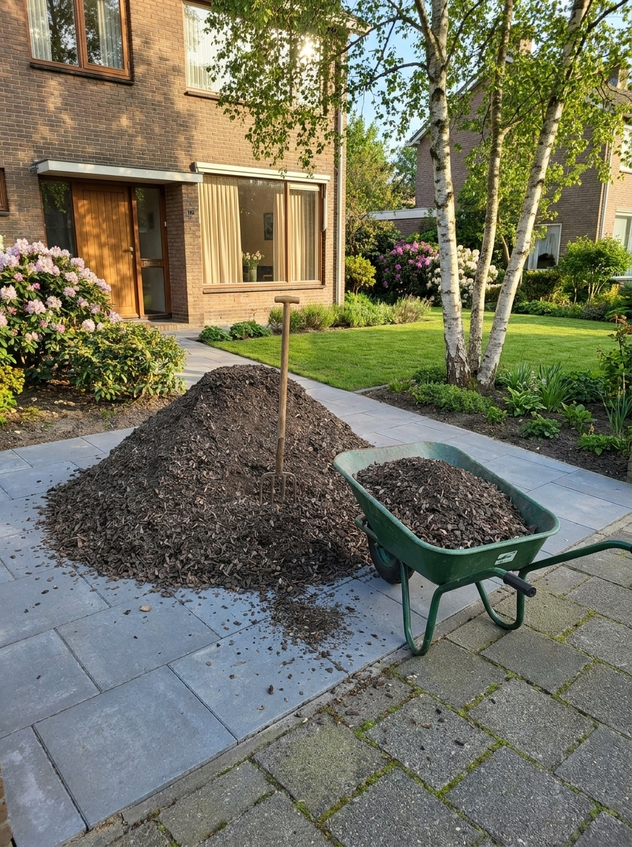 Boomschors Los gestort